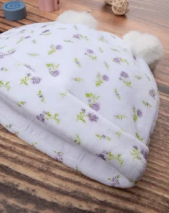 Prenatal Cappellini Cuffiette E Muffole-Cappello Bimba Ciniglia