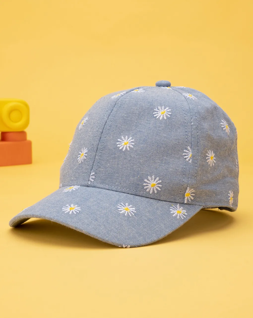 Prenatal Cappelli E Sciarpe-Cappello Con Visiera Bambina Fiori