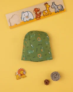 Prenatal Cappelli E Accessori-Cappello Jersey Bimbo Verde