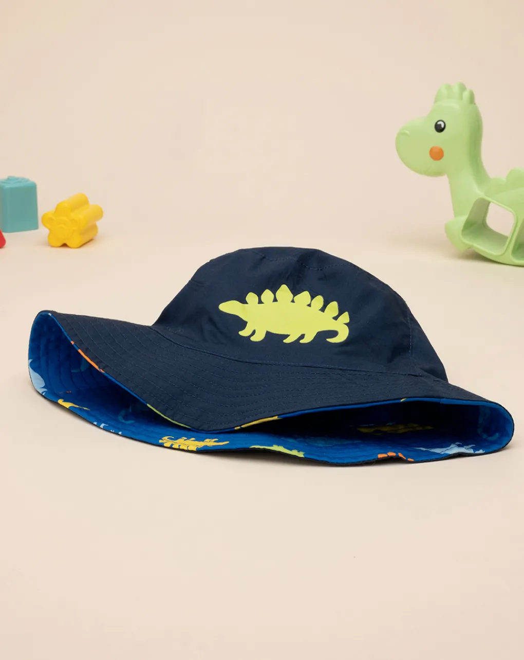 Prenatal Cappelli E Sciarpe-Cappello Reversibile Bambino "Dinosauro”