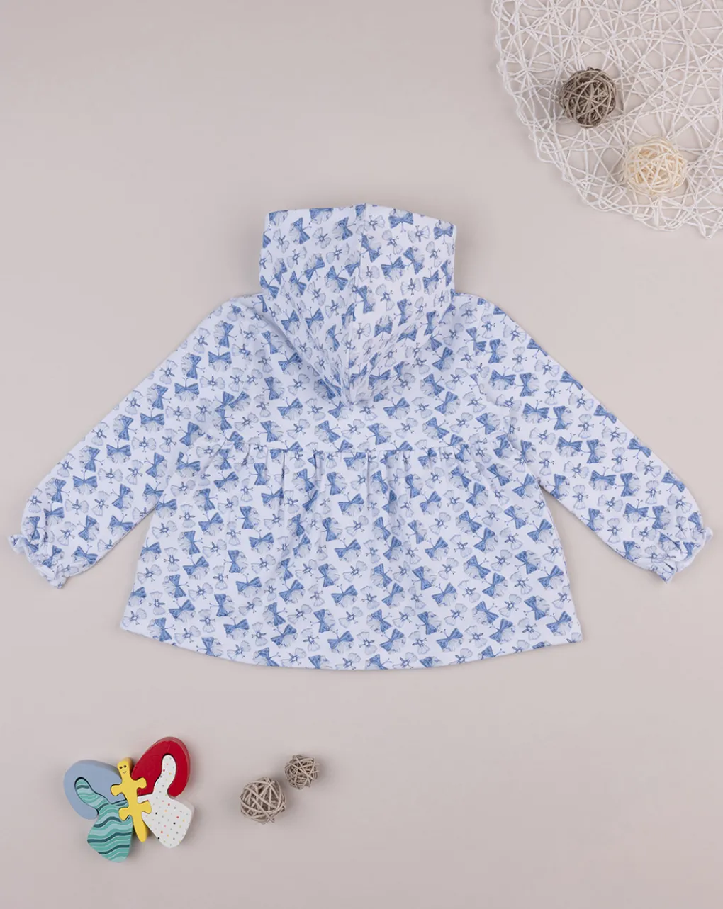 Prenatal Maglioni E Cardigan-Cardigan Bimba French Terry "Fiocchi”