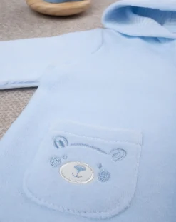 Prenatal Giubbotti E Piumini-Cardigan Neonato Con Cappuccio In Ciniglia