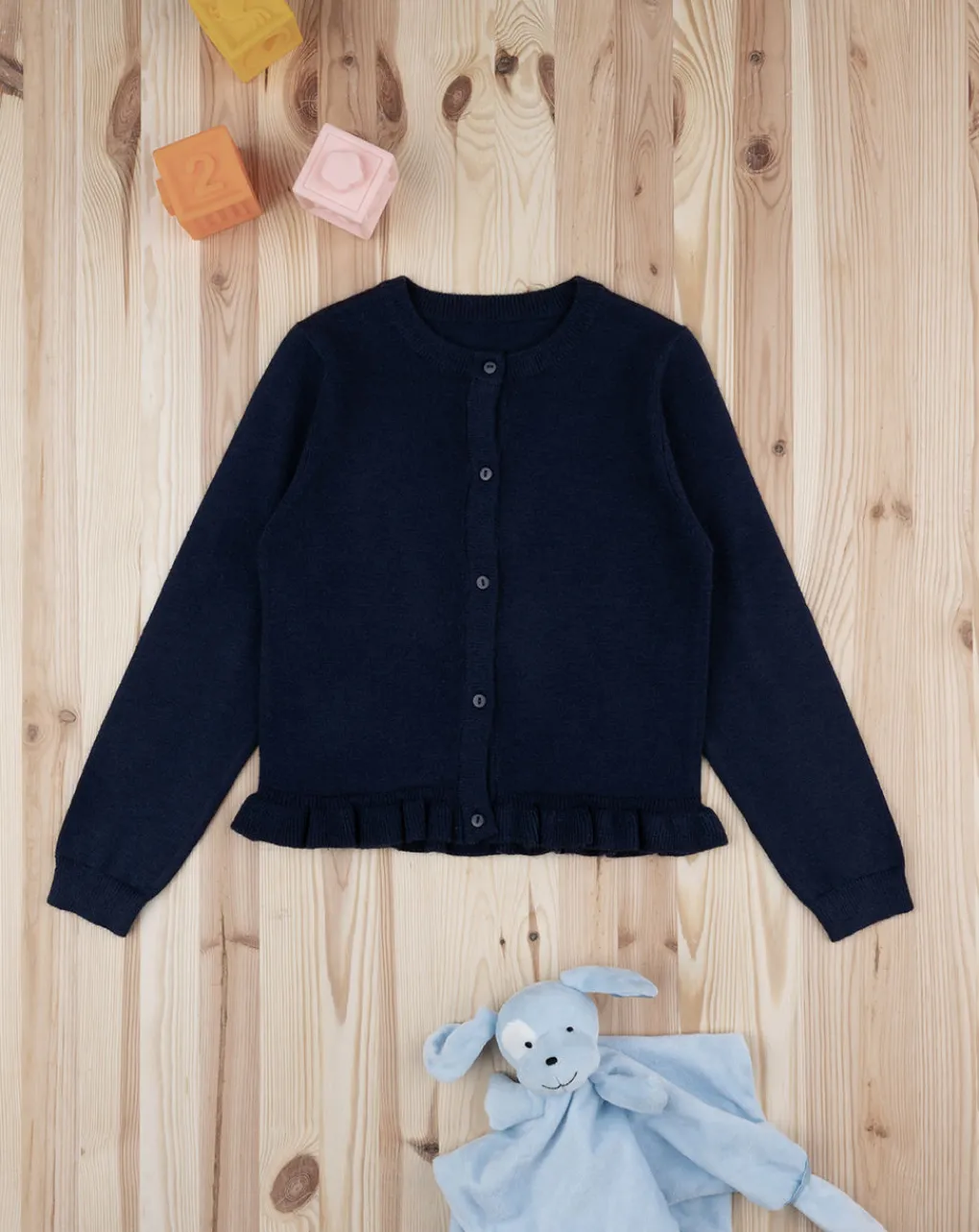 Prenatal Felpe E Maglioni-Cardigan Tricot Bimba Blu