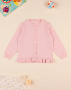 Prenatal Maglioni E Cardigan-Cardigan Tricot Bimba Rosa