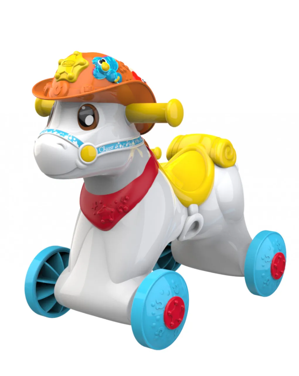 Chicco Tricicli Biciclette Monopattini E Accessori-Cavalcabile Baby Rodeo & Friends -