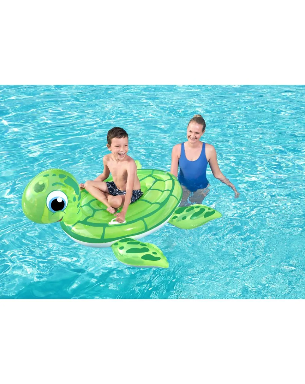 Bestway Secchielli E Giochi Mare-Cavalcabile Tartaruga Con Maniglie 140X140 Cm -