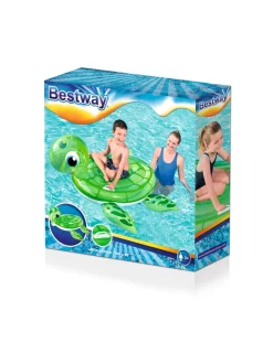 Bestway Secchielli E Giochi Mare-Cavalcabile Tartaruga Con Maniglie 140X140 Cm -