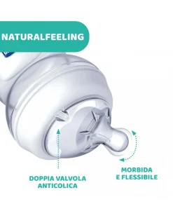 Chicco Biberon-- Biberon Naturalfeeling Neutro0M+150 Mlflusso Lento