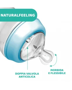 Chicco Biberon-- Biberon Naturalfeeling Bimbo6M+330 Mlflusso Veloce