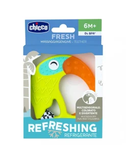 Chicco Succhietti-- Massaggiagengive Fresh Funny Tucano 6M+