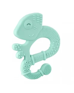Chicco Succhietti-- Massaggiagengive Soft Iguana Azzurro 2M+