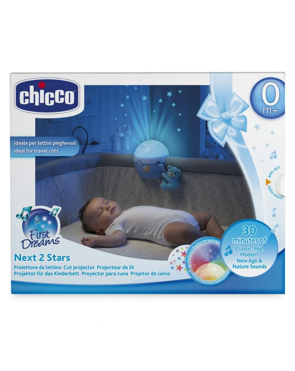 Chicco Giostrine E Carillon Neonato-- Pannello Proiettore Nex2Stars Blu