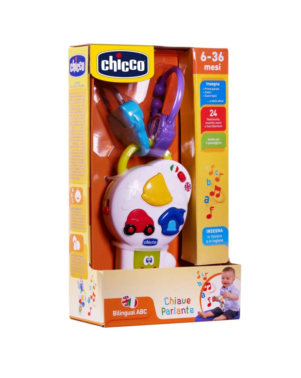 Chicco Giochi Primi Mesi-- Primo Gioco Chiave Parlante