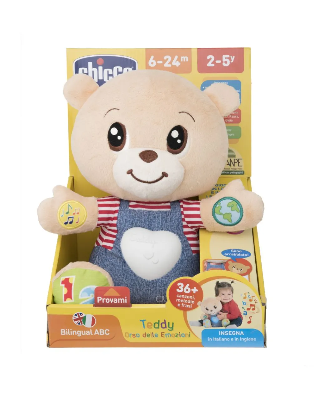 Chicco Giochi Interattivi E Prescolari-- Pupazzo Teddy Orso Delle Emozioni