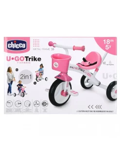 Chicco Tricicli Biciclette Monopattini E Accessori-- Triciclo U-Go Rosa