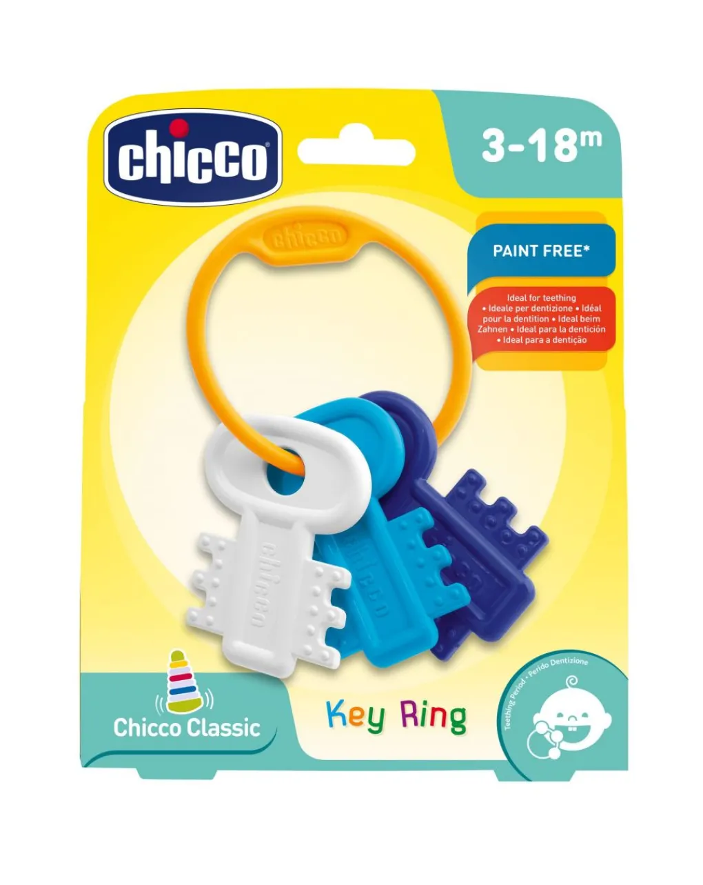 Chicco Sonaglini E Trillini-- Trillino Chiavi Colorate Azzurro
