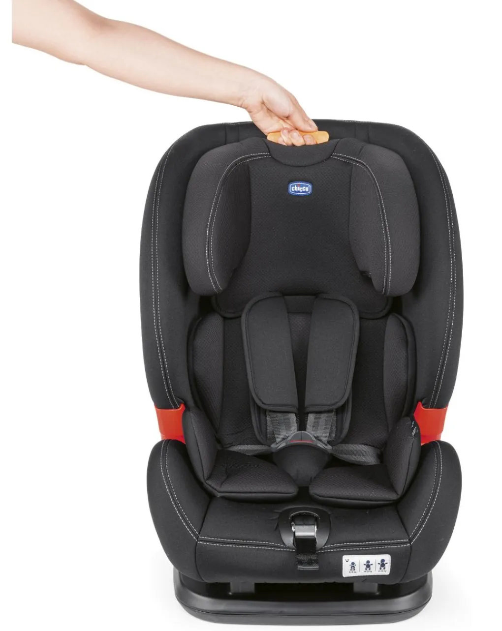 Chicco Gruppo 36 Kg-Akita Black