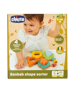Chicco Giochi Primi Mesi-Baobab Forme E Incastri Eco+