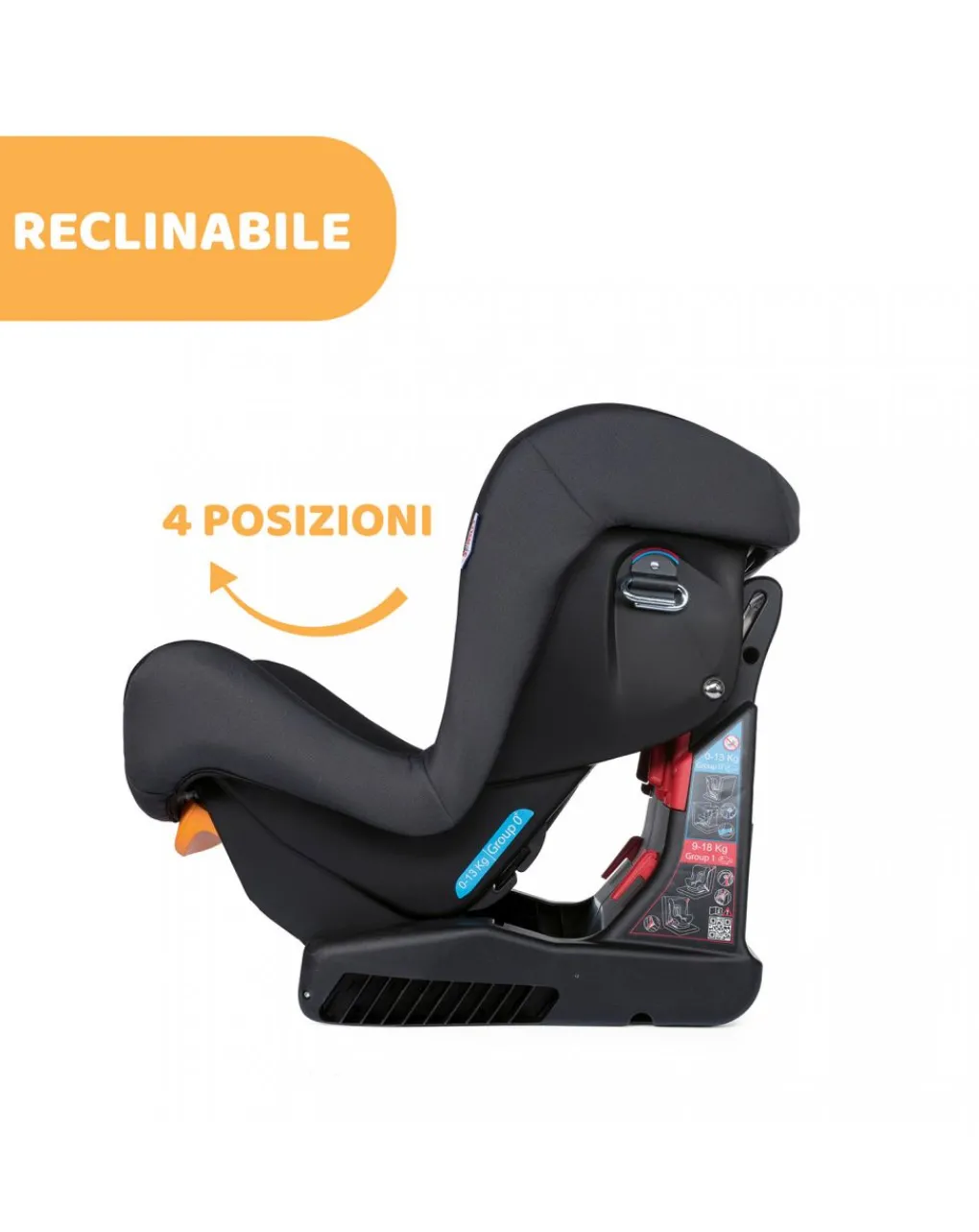 Chicco Gruppo 18 Kg-Cosmos Jet Black