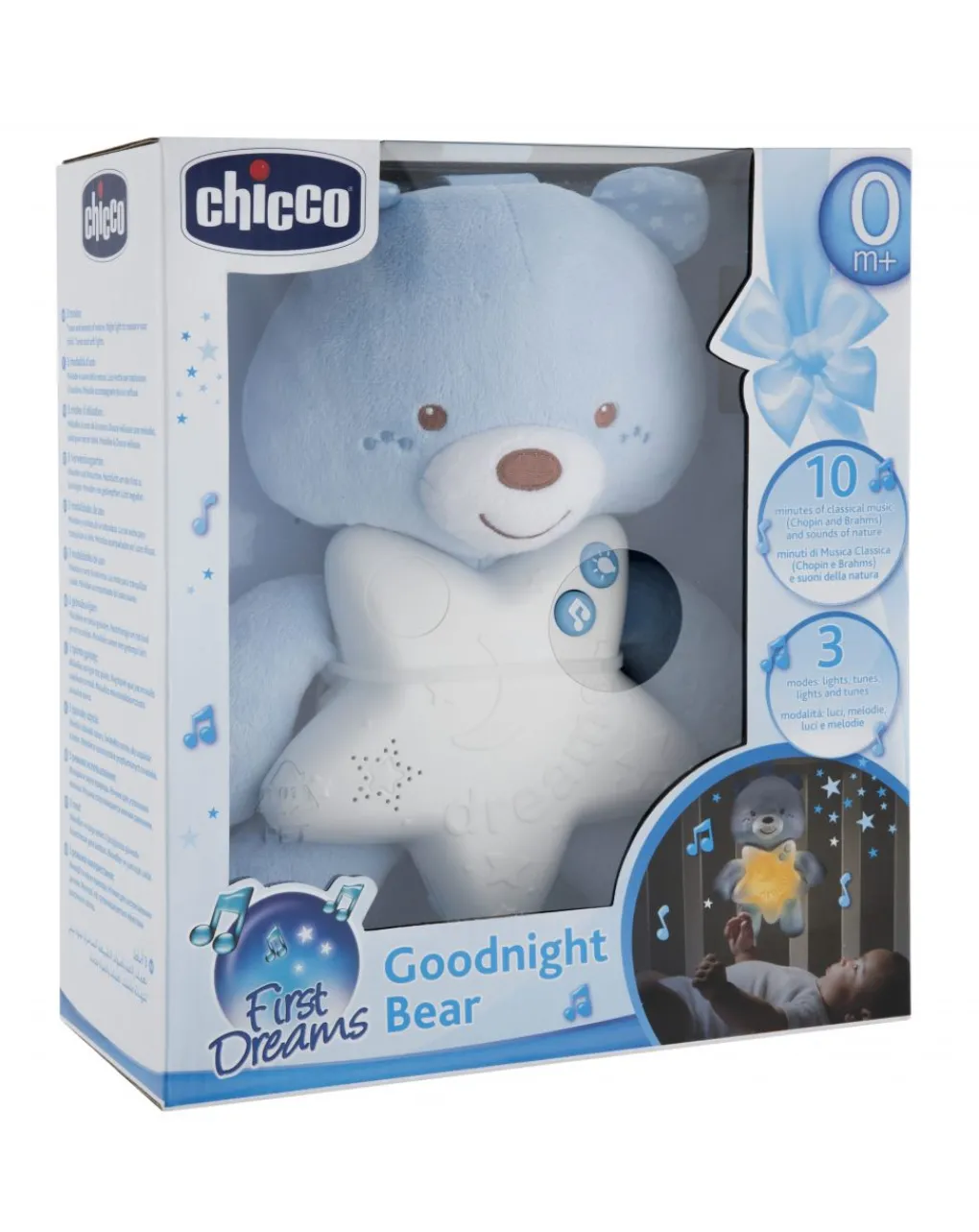 Chicco Giostrine E Carillon Neonato-Goodnight Bear Azzurro