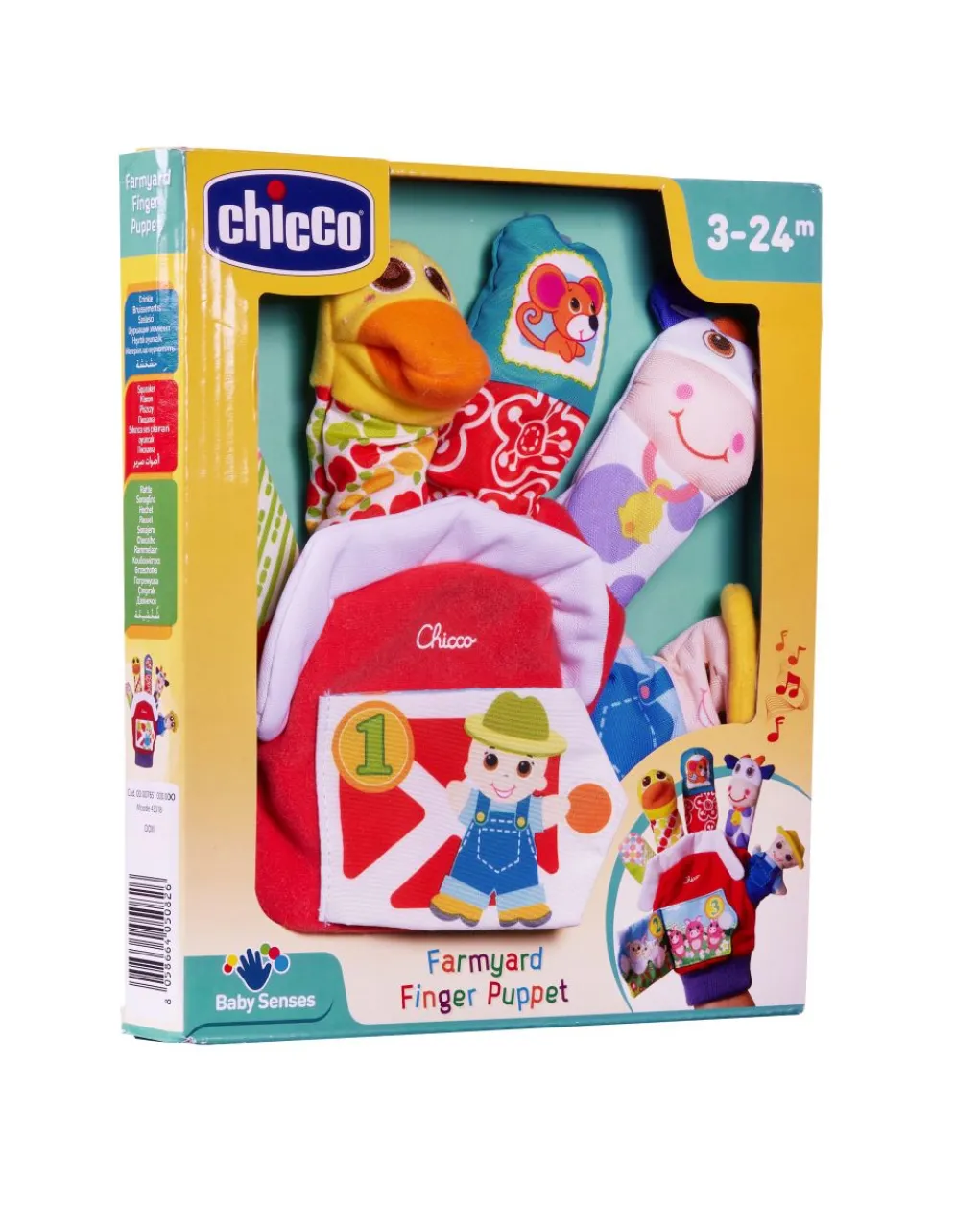 Chicco Giochi Primi Mesi-Guanto Marionetta Della Fattoria.