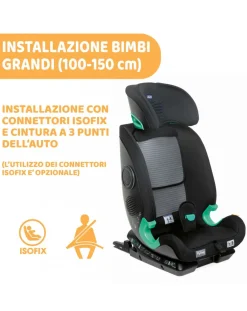 Chicco Gruppo 36 Kg-My Seat I-Size Air Black Air