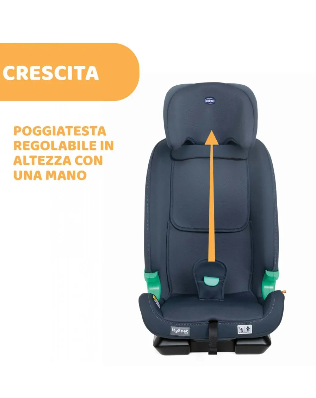Chicco Gruppo 36 Kg-My Seat I-Size India Ink