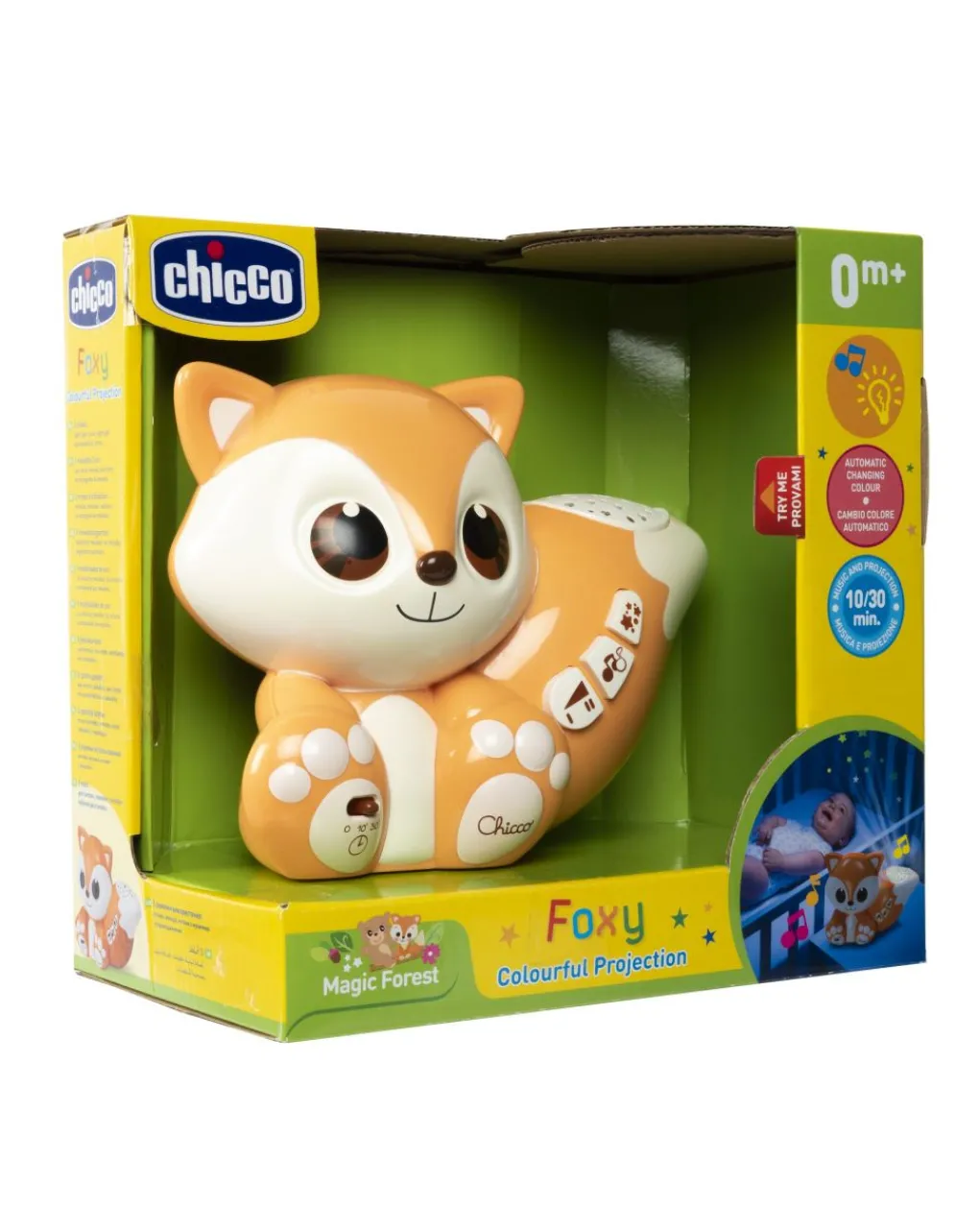 Chicco Giostrine E Carillon Neonato-Proiettore Foxy La Volpe
