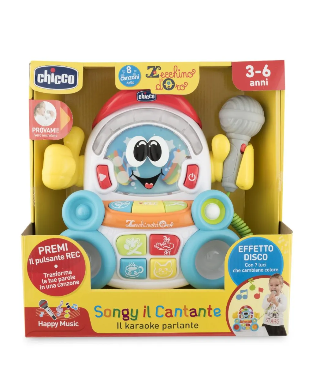 Chicco Giochi Interattivi E Prescolari-Songy Il Cantante