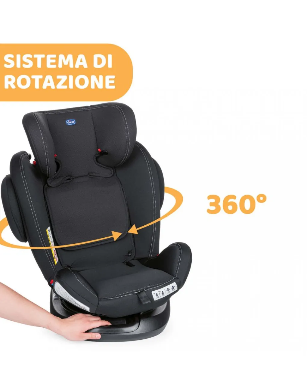 Chicco Gruppo 18 Kg-Unico Plus Black