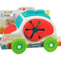 Clementoni Giochi Primi Mesi-Clemmy - Toccascopri E Guida Macchinina Sensoriale