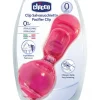 Chicco Succhietti-Clip Salvasucchietto Rosa