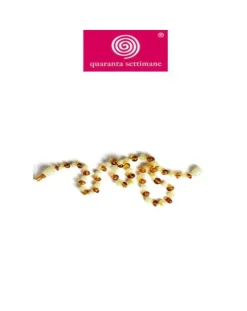 40 Settimane Primi Dentini-Collana Ambra Multicolore Chiara