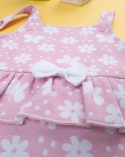 Prenatal Abiti Completi E Tutine-Completo Bimba Salopette Rosa