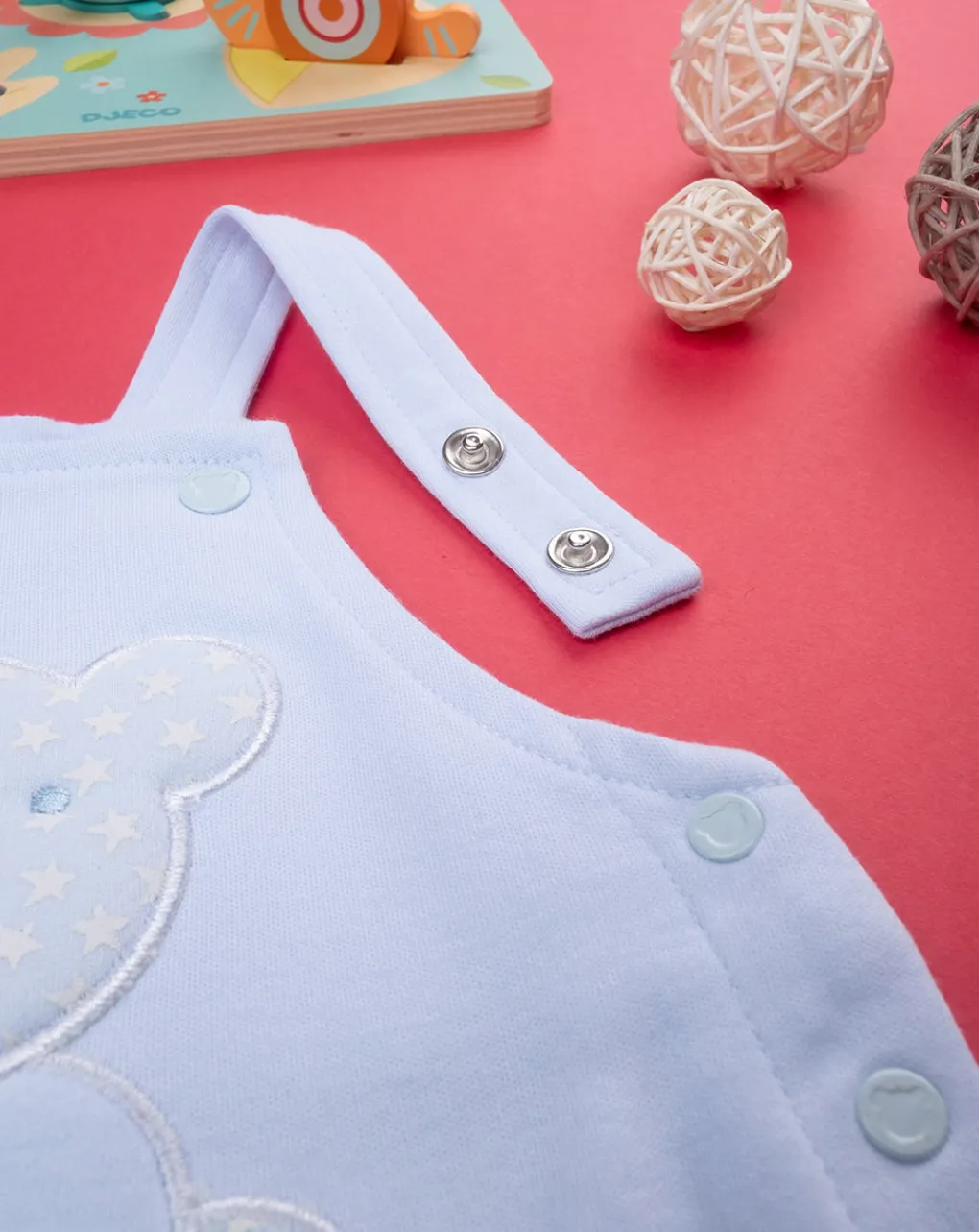 Prenatal Abiti Completi E Tutine-Completo Bimbo Salopette Azzurro