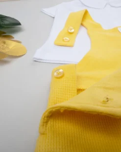 Prenatal Abiti Completi E Tutine-Completo Corto Bimbo Maglia + Salopette