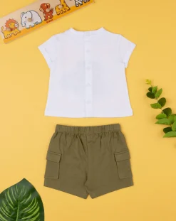 Prenatal Abiti Completi E Tutine-Completo Corto Bimbo T-Shirt + Pantaloncini