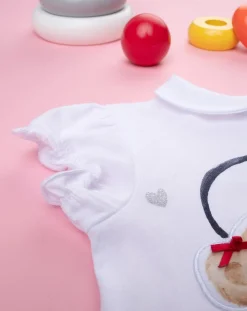 Prenatal Abiti Completi E Tutine-Completo Corto Neonata Maglia + Shorts Chambray