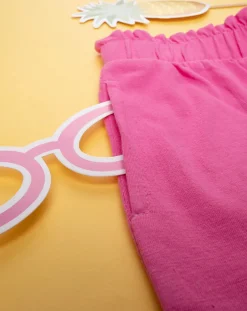 Prenatal Vestiti E Completi-Completo Estivo Bambina T-Shirt + Shorts