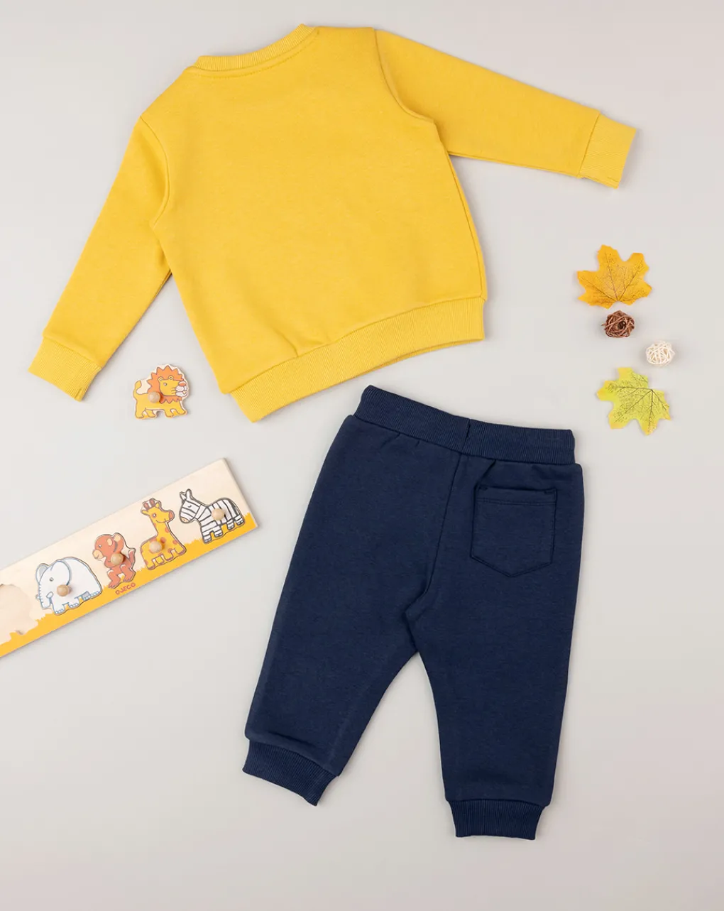 Prenatal Completi-Completo Jogging Bimbo Giallo & Blu