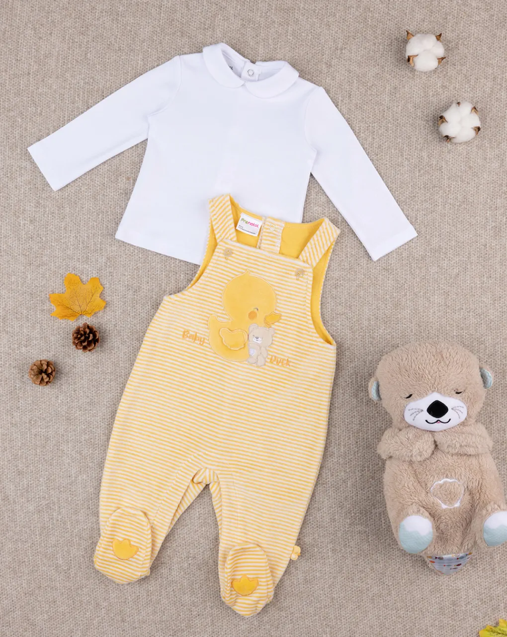 Prenatal Abiti Completi E Tutine-Completo Salopette Unisex Organic Cotton