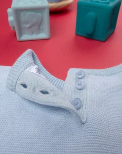 Prenatal Abiti Completi E Tutine-Completo Tricot Bimbo Azzurro