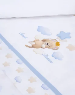 Prenatal Lenzuola E Trapunte-Completo Universale Lettino 3 Pz Boy