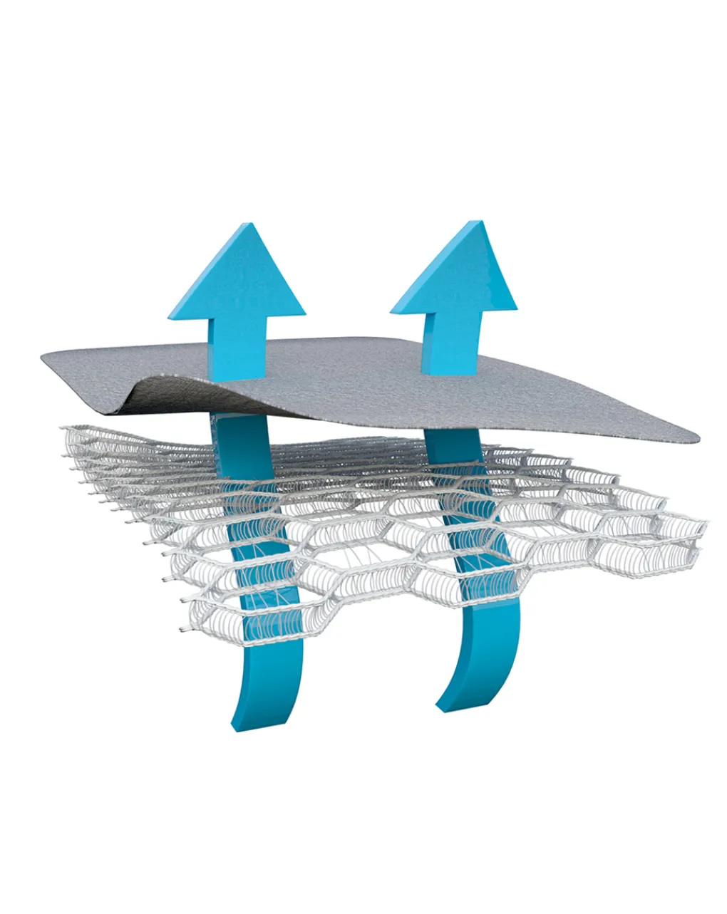 AirCuddle Accessori-Cool Seat Foderina Per Passeggino Grigio