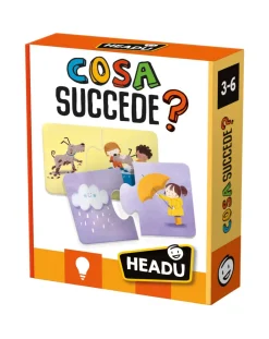 Headu Giochi Didattici-Cosa Succede? Comprendere Le Relazioni! 3/6 Anni -