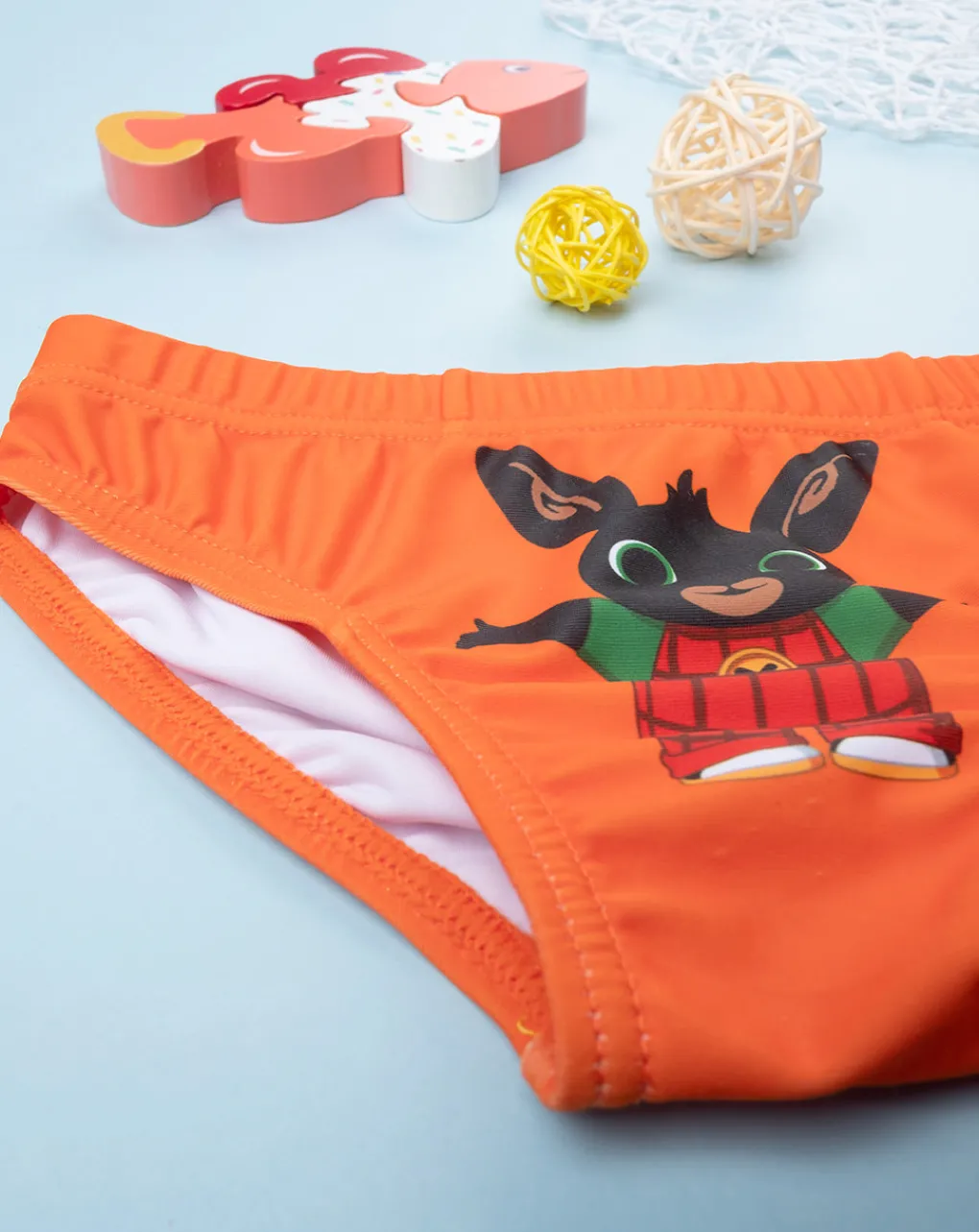 Prenatal Costumi Mare-Costume Slip Bimbo Bing Arancio