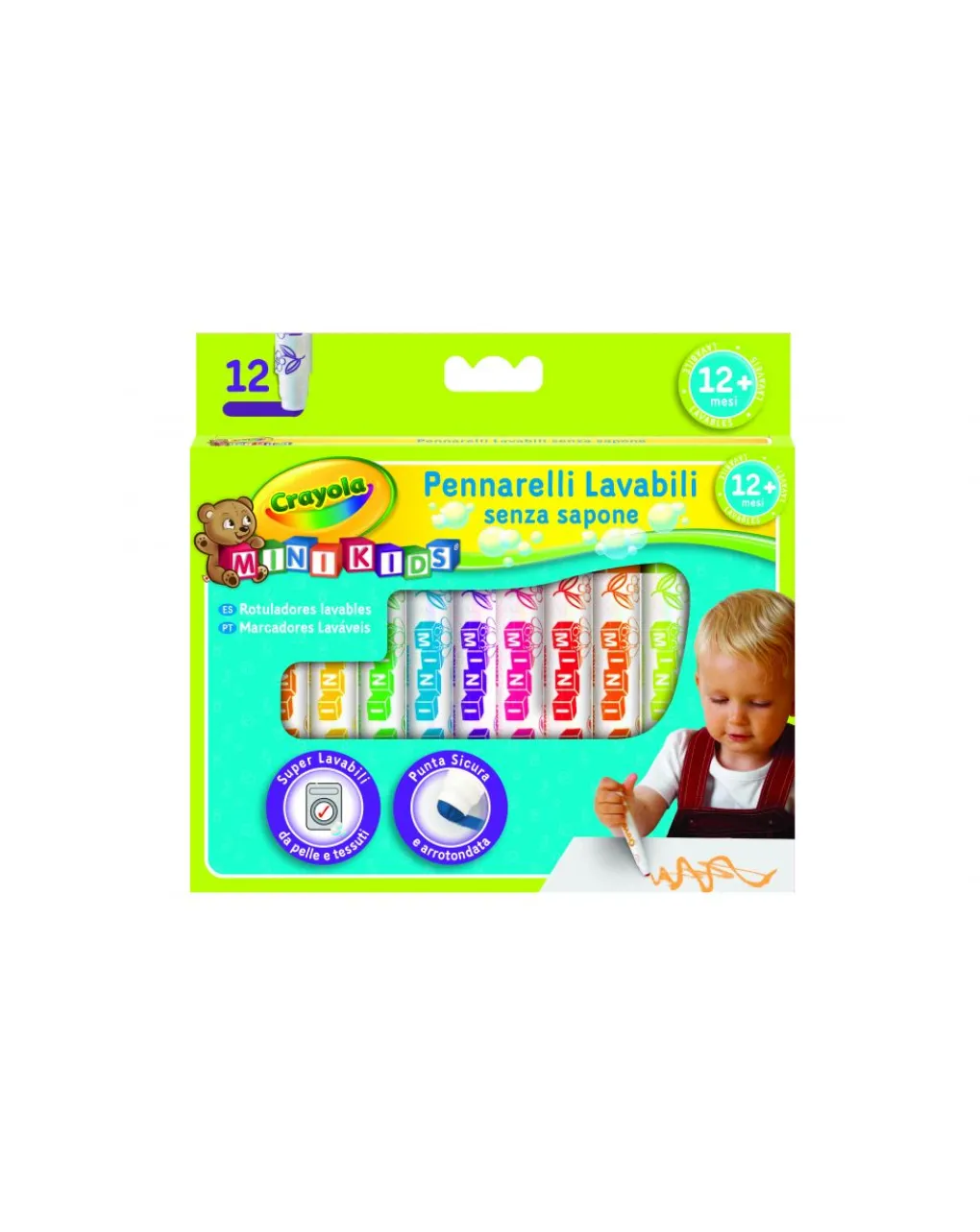 Crayola Giochi Creativi-- 12 Colori Fibra Mini Kids