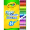 Crayola Giochi Creativi-- 24 Colori Fibra Superpunta