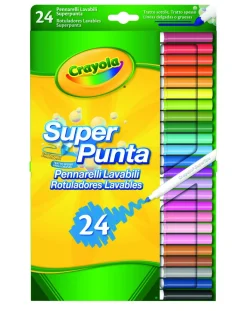 Crayola Giochi Creativi-- 24 Colori Fibra Superpunta