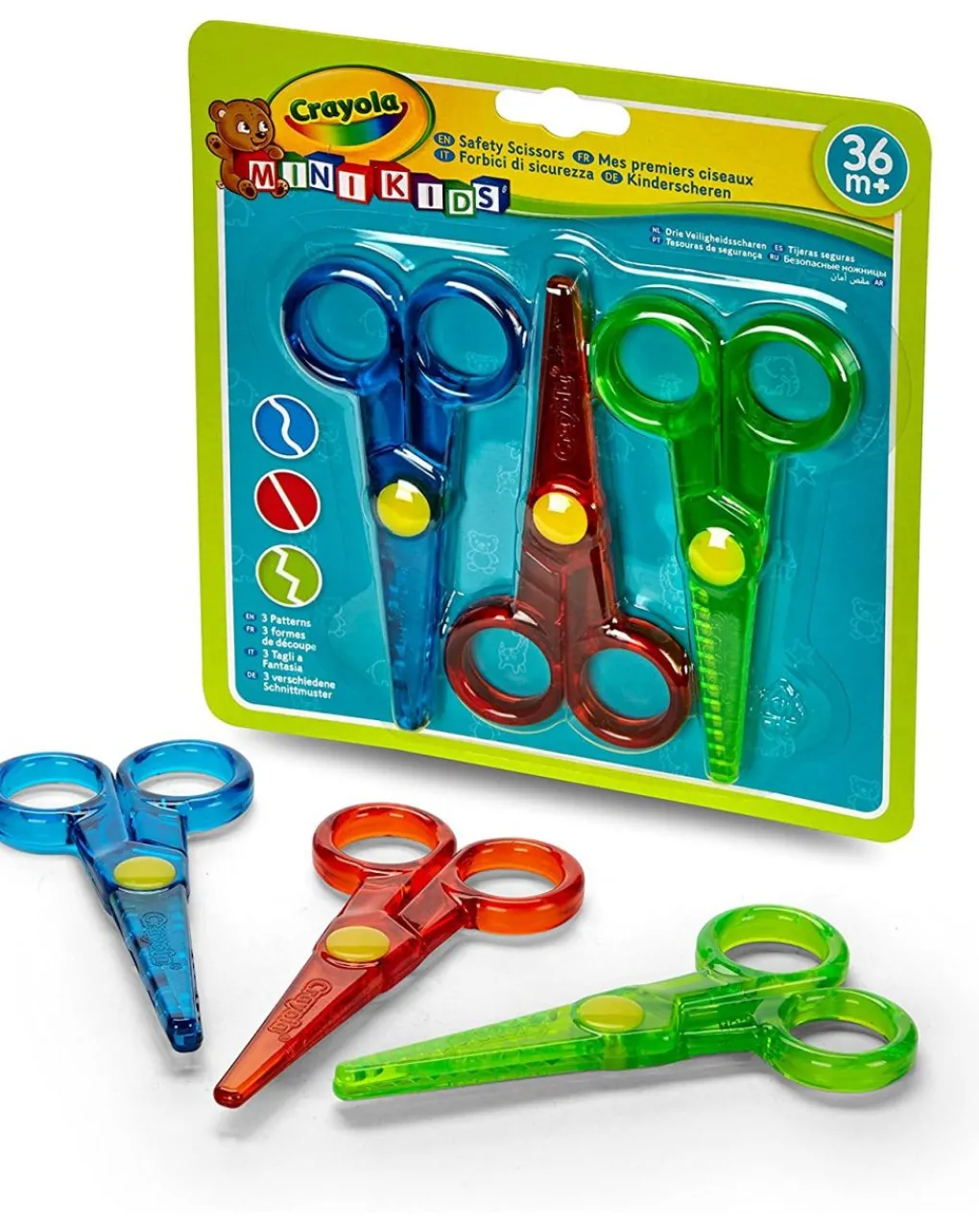 Crayola Giochi Creativi-- 3 Forbici Sicurezza Mini Kids